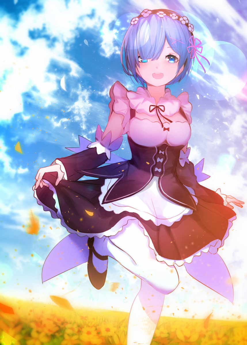 This is a pixiv picture whose title is レム.