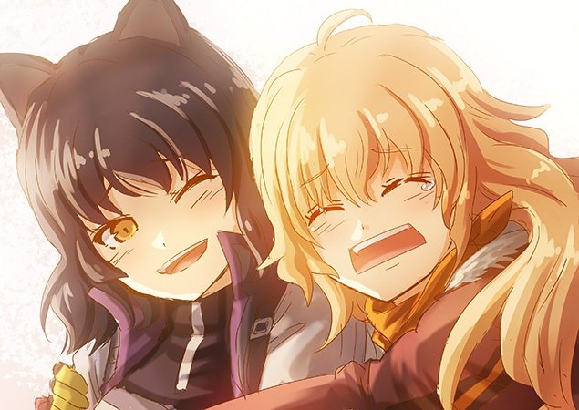 This is a pixiv picture whose title is RWBY ブレイク髪切り2.