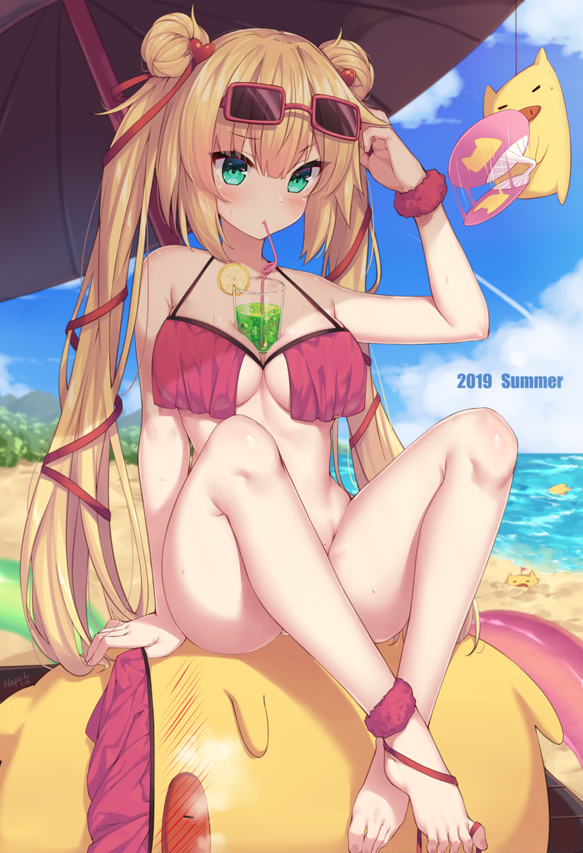 This is a pixiv picture whose title is 摸.