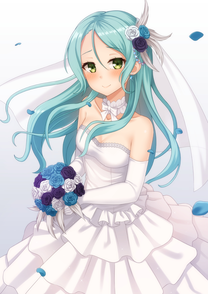 This is a pixiv picture whose title is Bride Sayo.