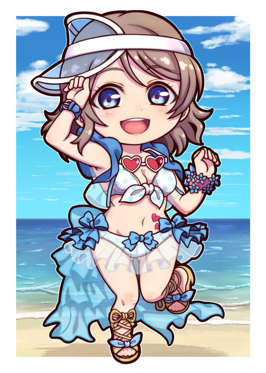 This is a pixiv picture whose title is 水着曜ちゃん.