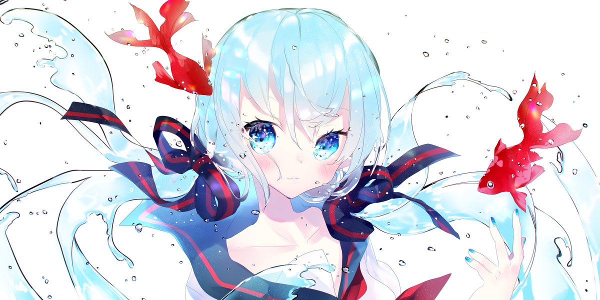This is a pixiv picture whose title is ボトルミク.