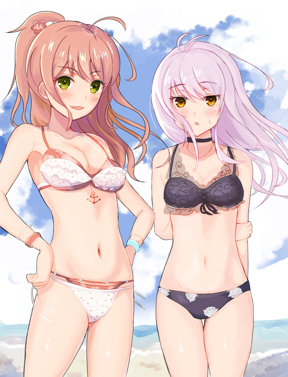 This is a pixiv picture whose title is 水着リサゆき.