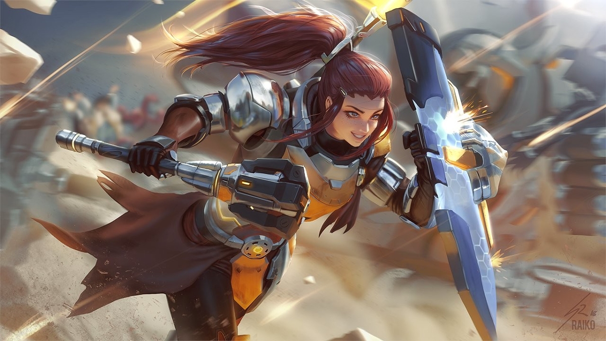 This is a pixiv picture whose title is Brigitte.