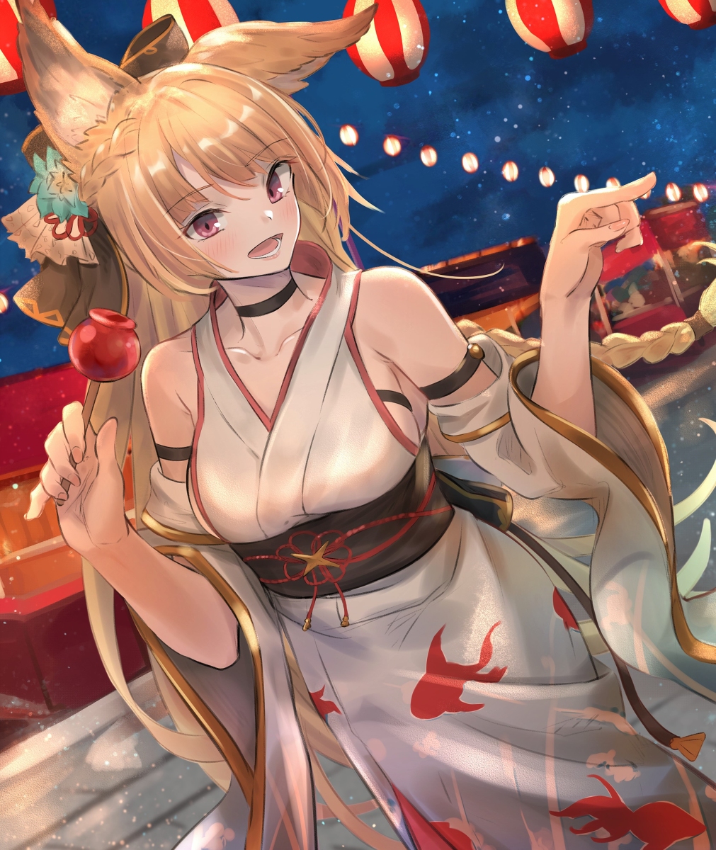 This is a pixiv picture whose title is 浴衣ユイシス.