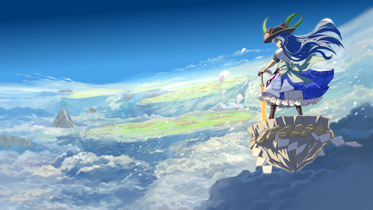 This is a pixiv picture whose title is 東方の天気の子.