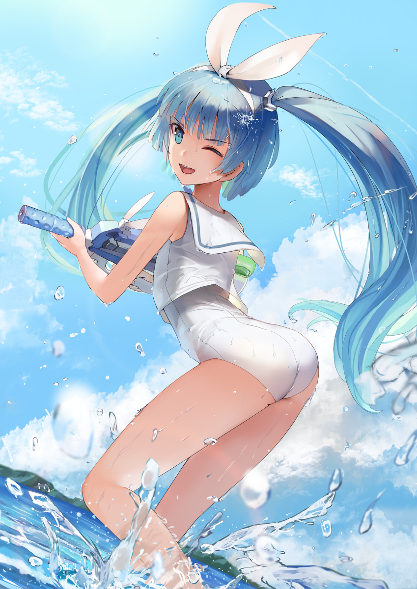 This is a pixiv picture whose title is 夏ニパ子.