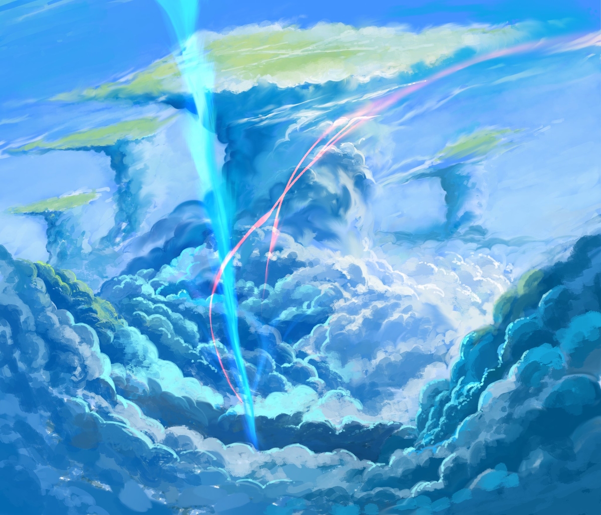 This is a pixiv picture whose title is 天気の空.