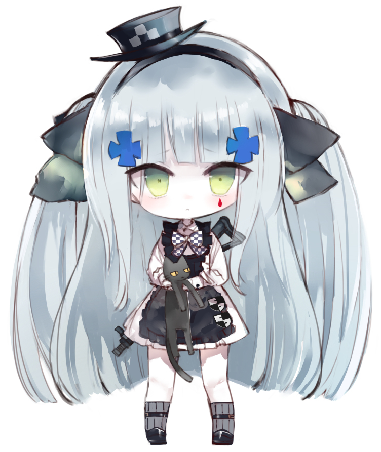 This is a pixiv picture whose title is 黒猫４１６ちゃん.