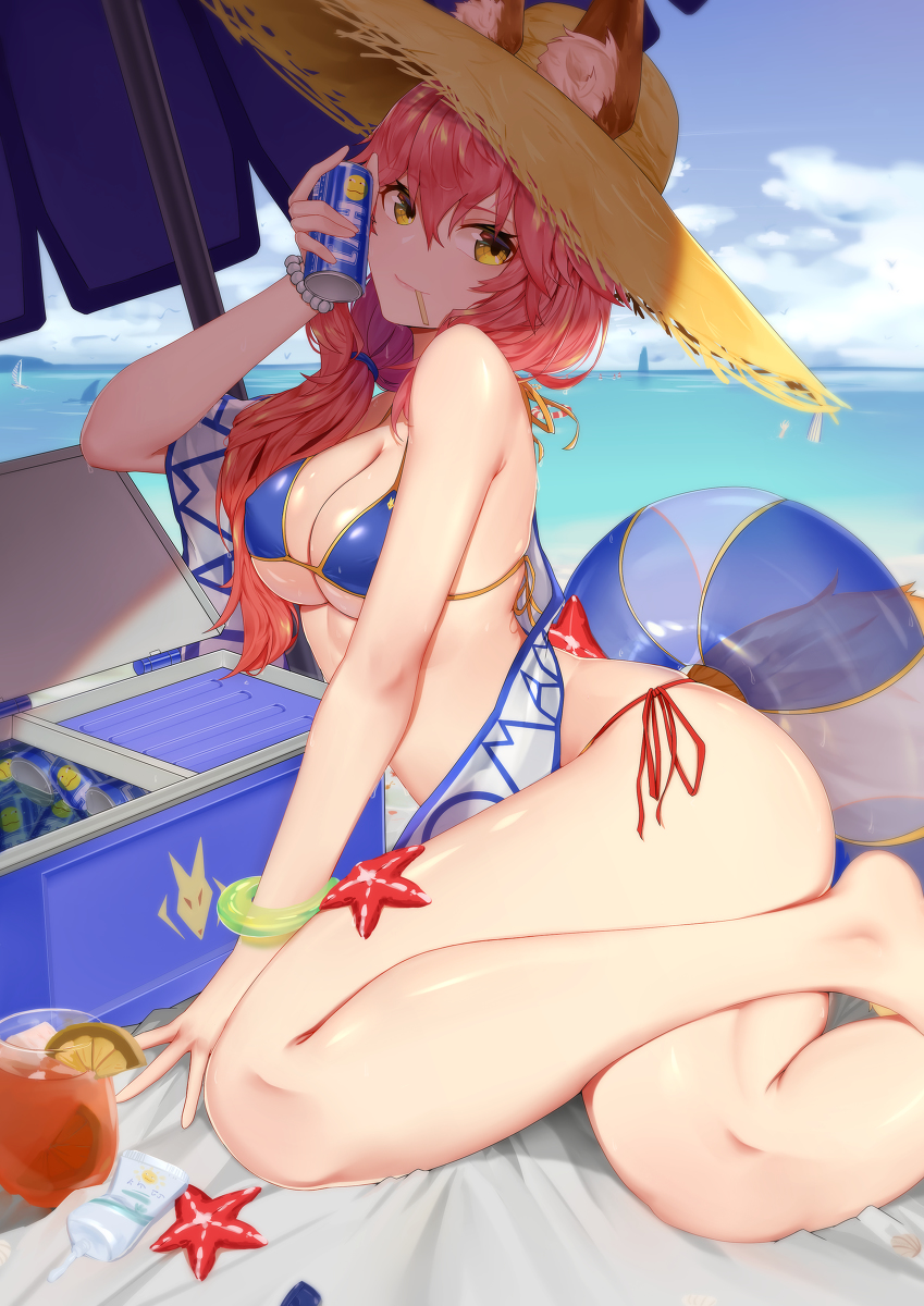 This is a pixiv picture whose title is 玉藻前.