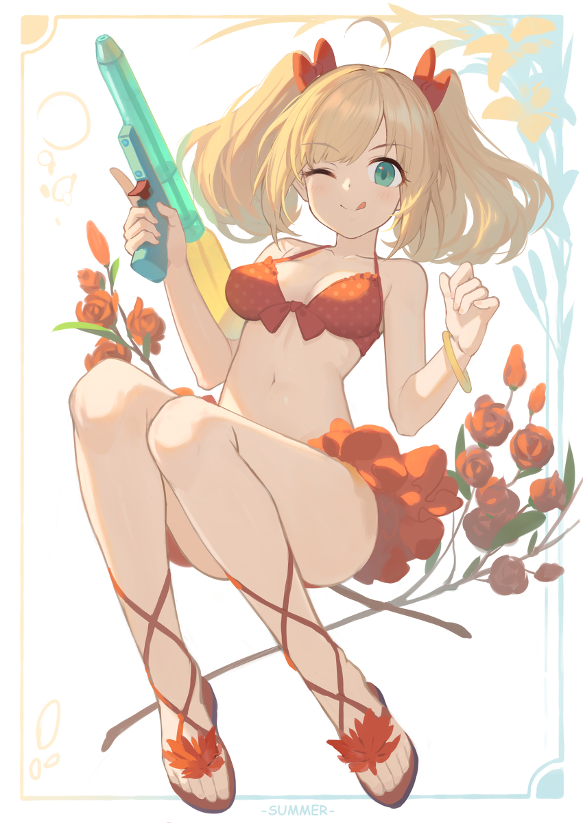 This is a pixiv picture whose title is -summer-.