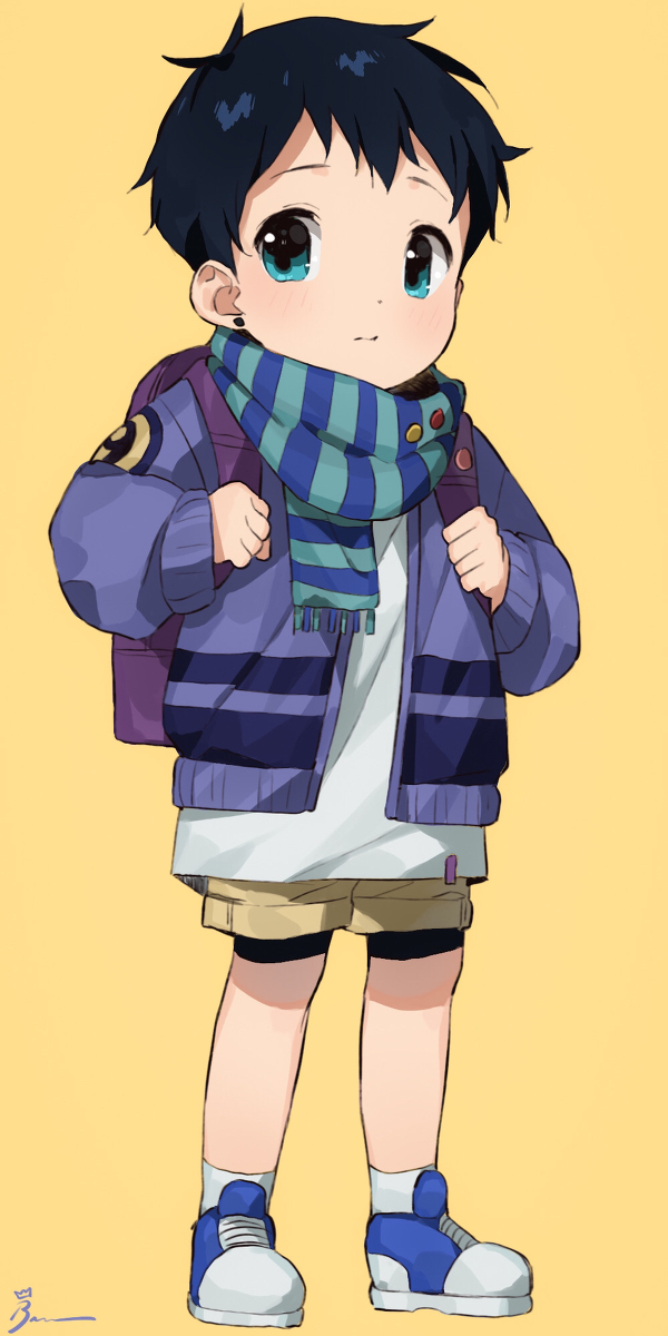 This is a pixiv picture whose title is Schoolboy floof!.