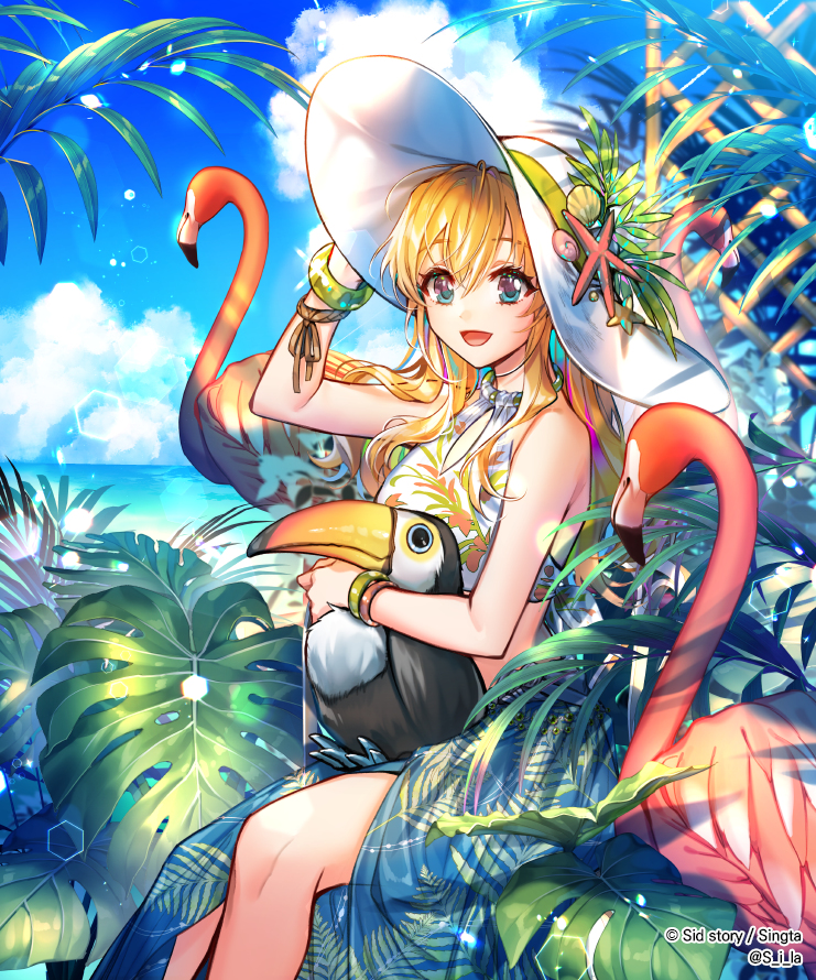 This is a pixiv picture whose title is 🏝️.