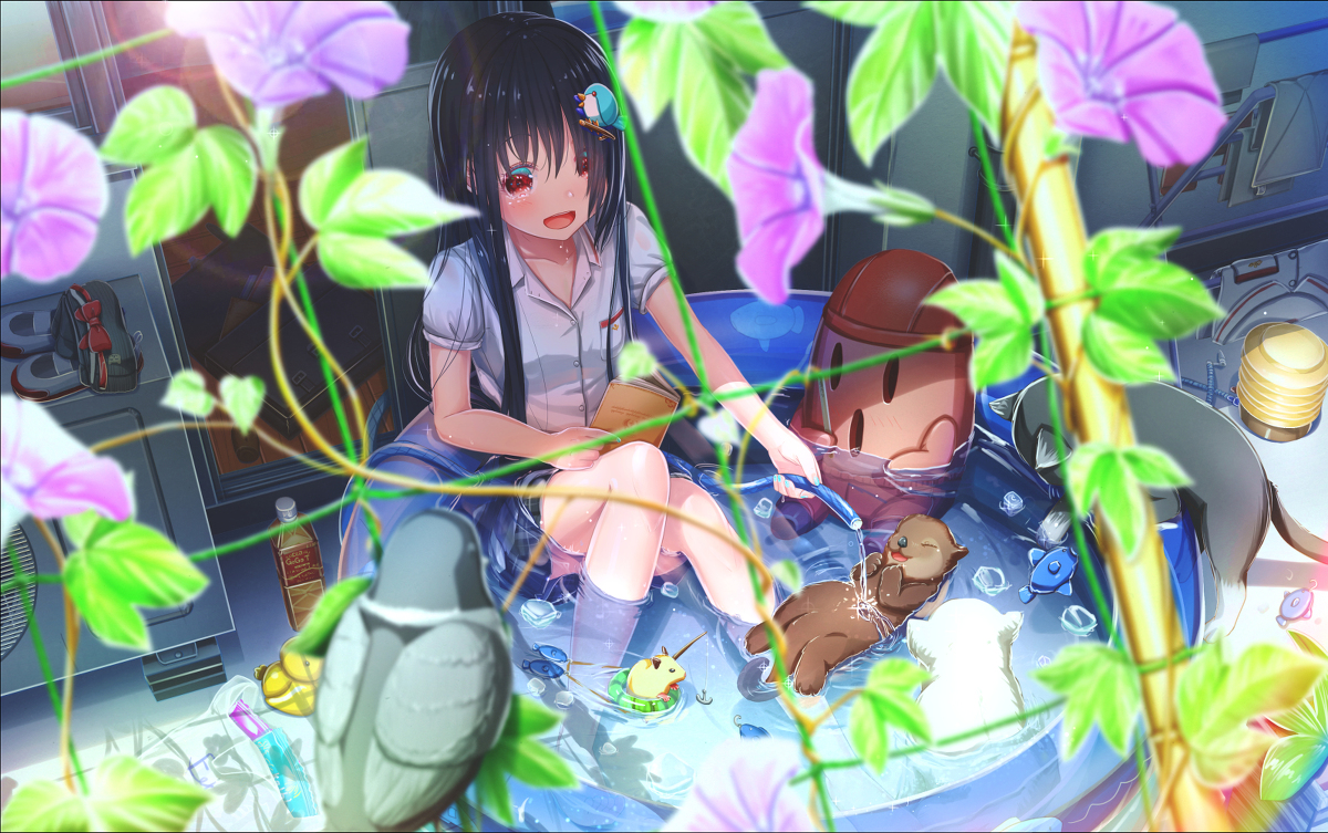 This is a pixiv picture whose title is あっっっついね！.