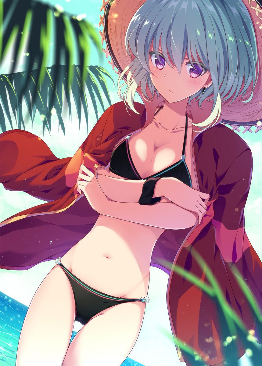 This is a pixiv picture whose title is 水着リオ♀.