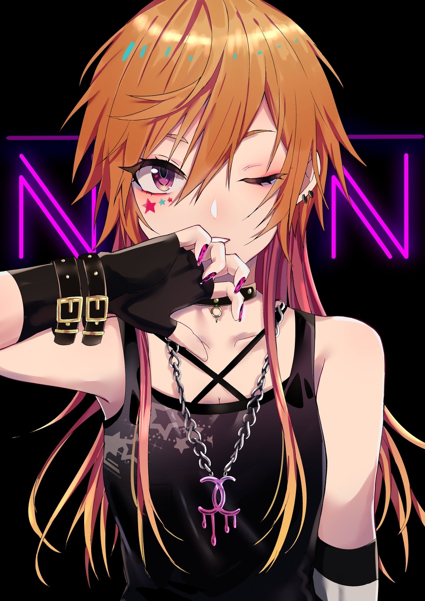 This is a pixiv picture whose title is NEON.