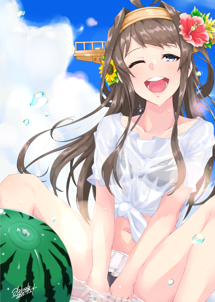 This is a pixiv picture whose title is Summer☀SMILE.