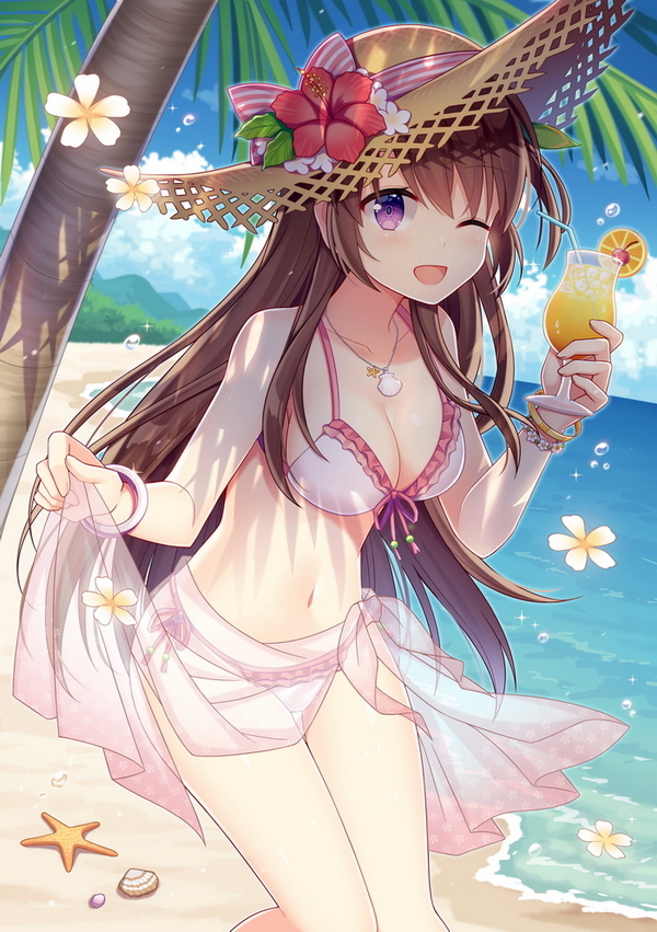 This is a pixiv picture whose title is 夏.