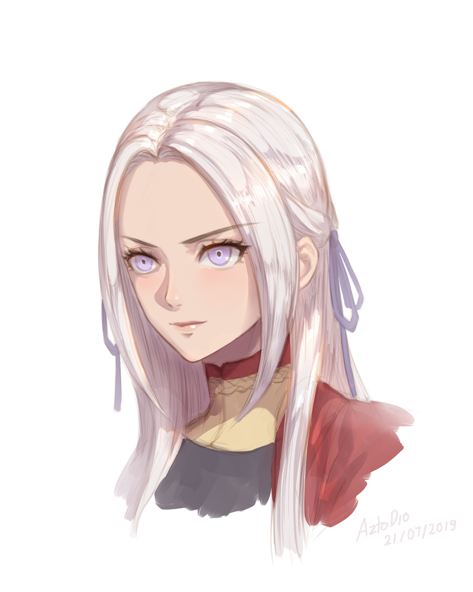 This is a pixiv picture whose title is Edelgard von 'Edgelord' Hresvelg.