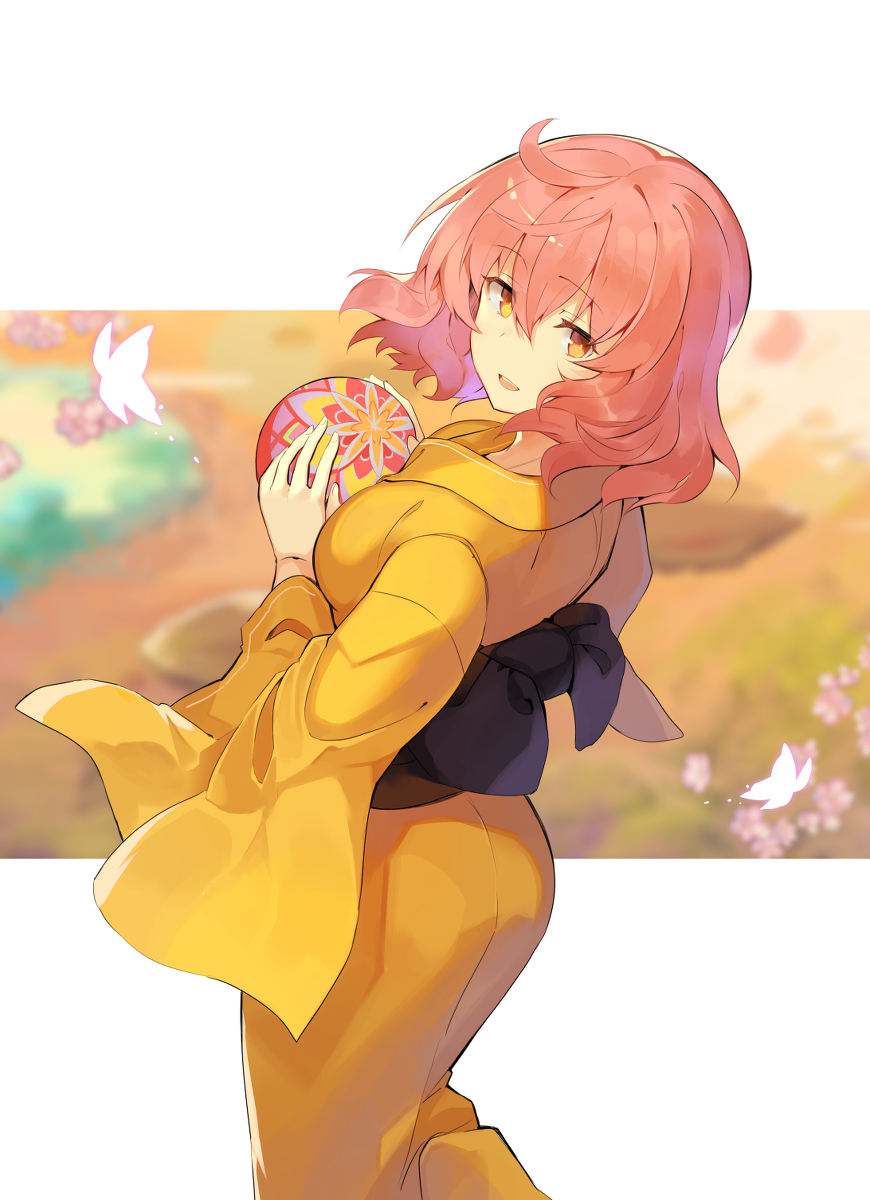 This is a pixiv picture whose title is きいろゆゆこ.