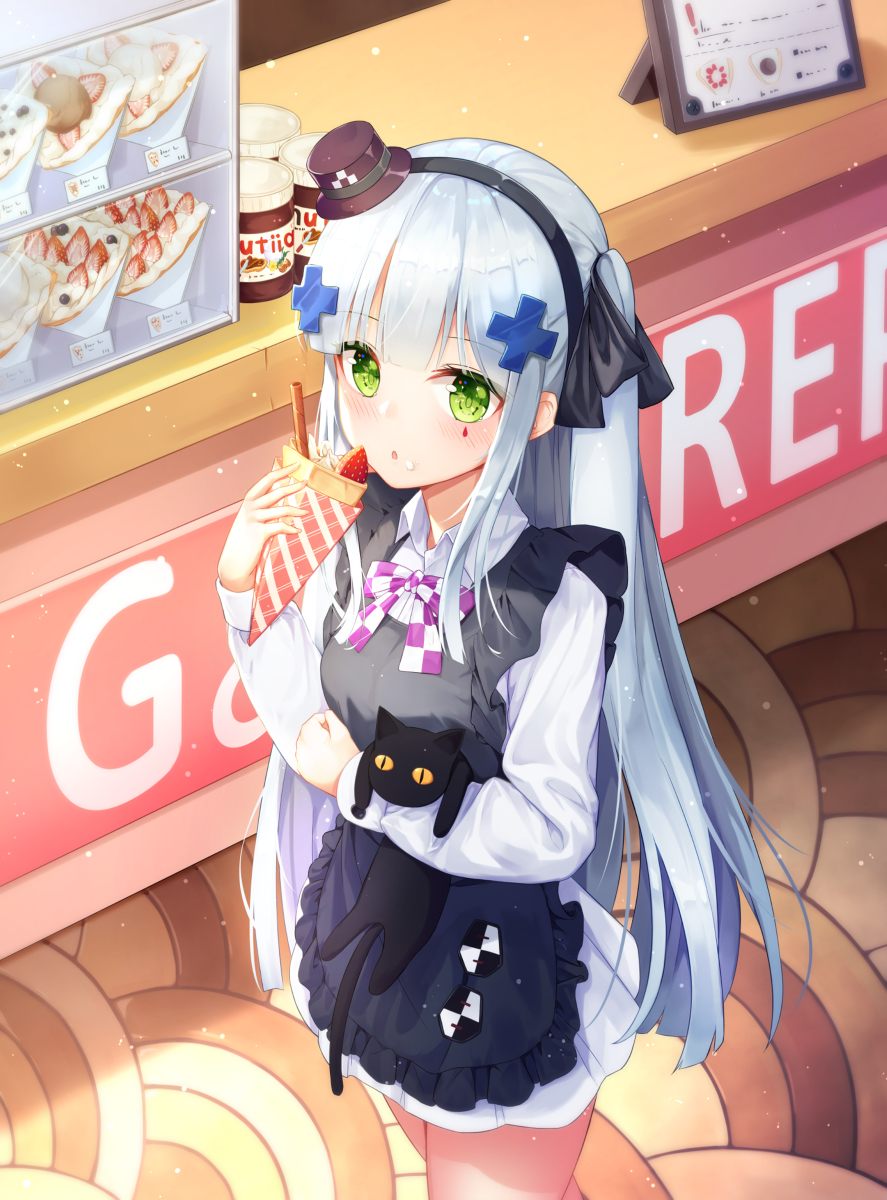 This is a pixiv picture whose title is 아동절 HK416.