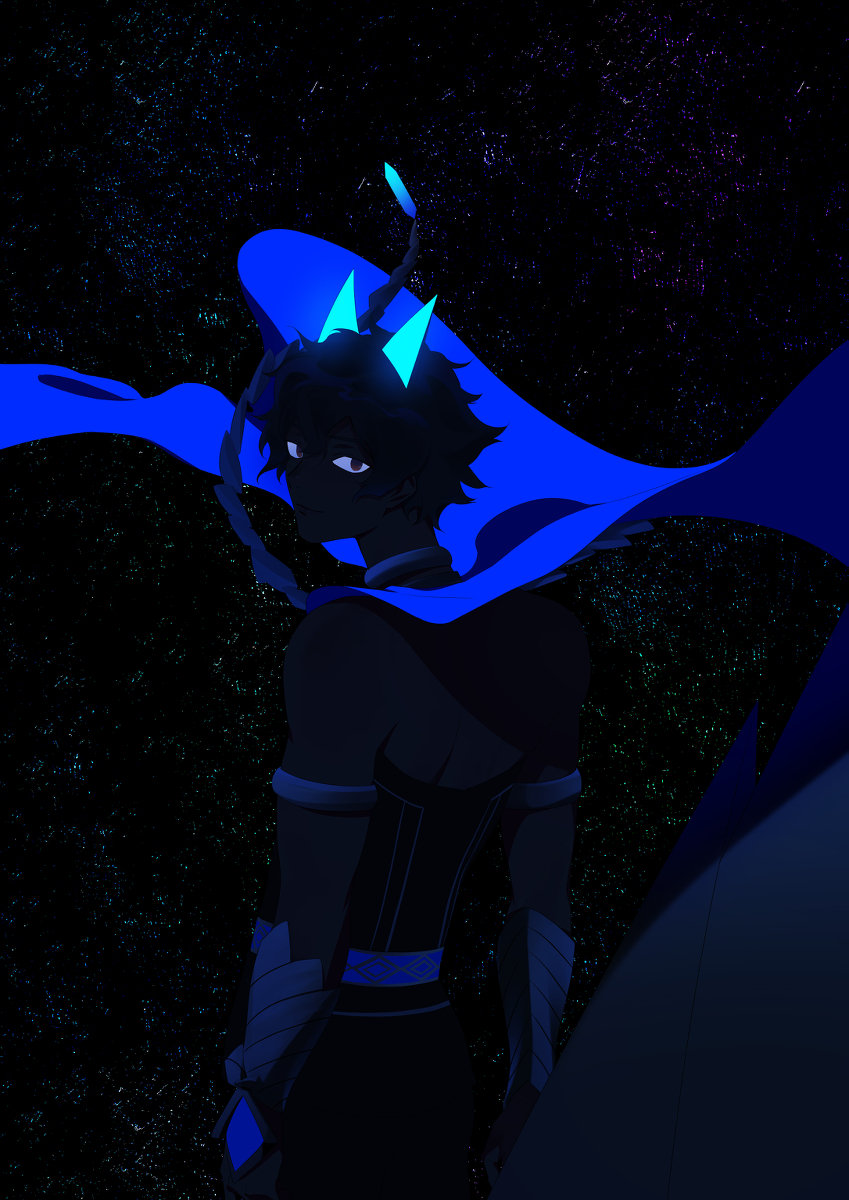 This is a pixiv picture whose title is 魂の灯火.