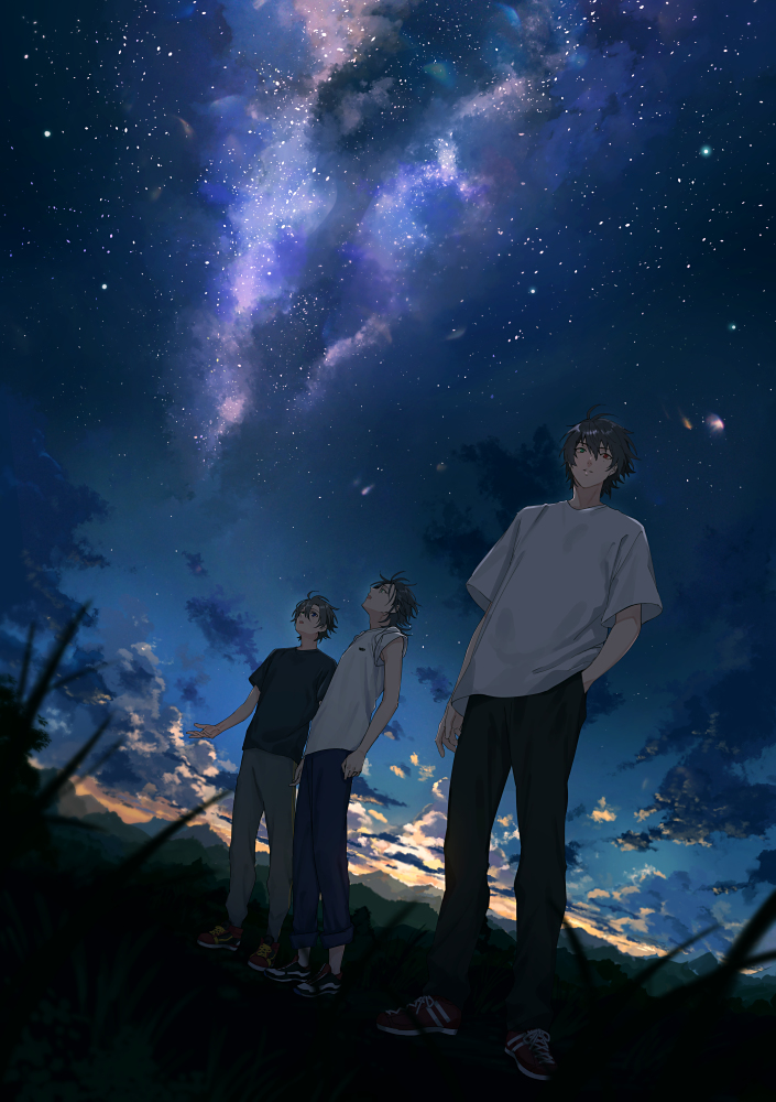 This is a pixiv picture whose title is 夏コミ表紙.