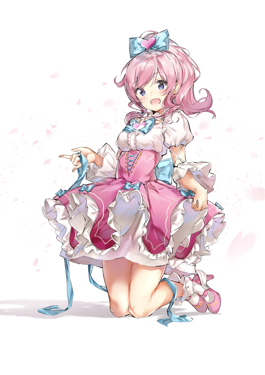 This is a pixiv picture whose title is 桃山みらいちゃん.