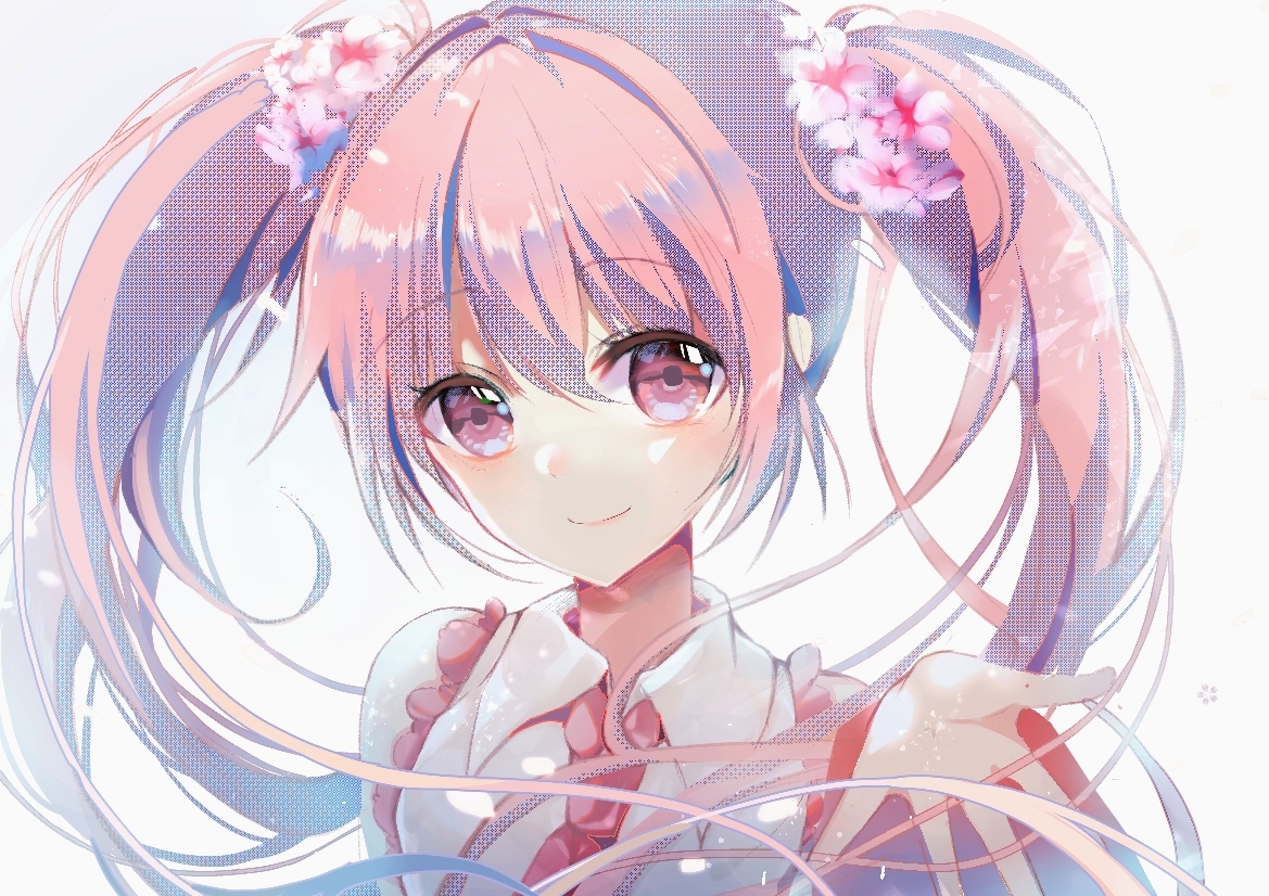 This is a pixiv picture whose title is miku.