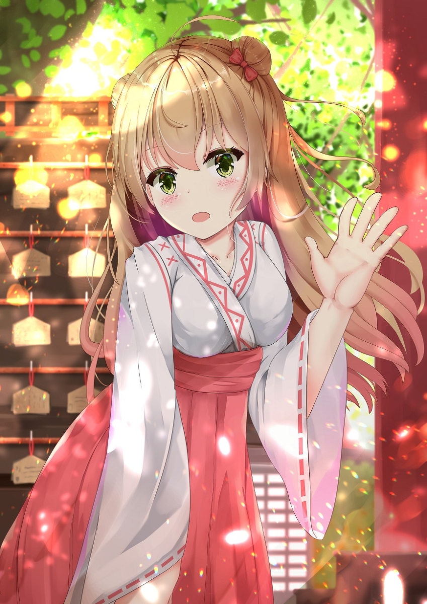 This is a pixiv picture whose title is (๑ơ ₃ ơ)♥ 巫女RFB ヾ(´︶`*)ﾉ♬.