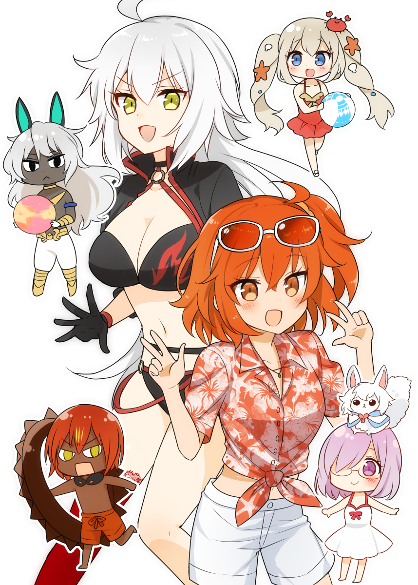 This is a pixiv picture whose title is ゆるふわルルハワ.