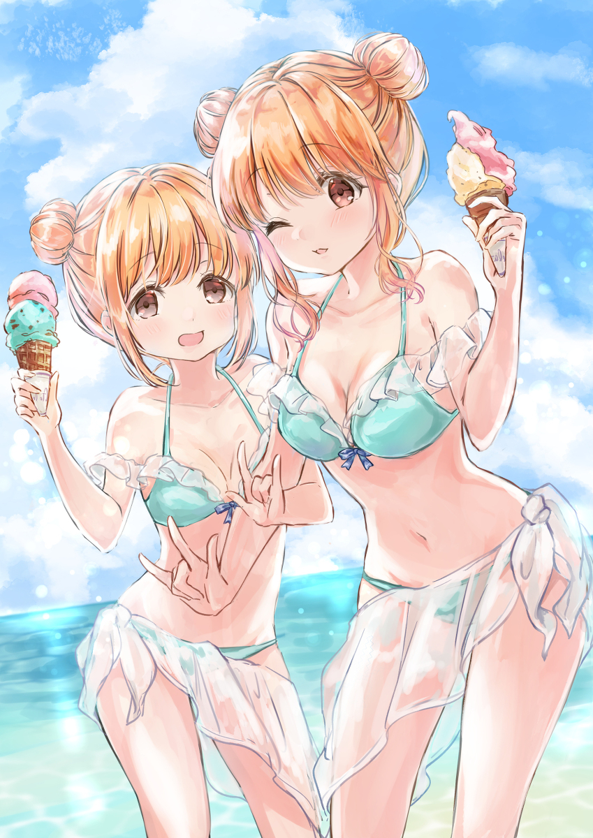 This is a pixiv picture whose title is あんきらサマー.