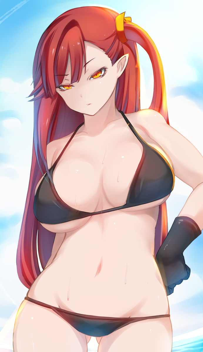 This is a pixiv picture whose title is 夏ベラ.