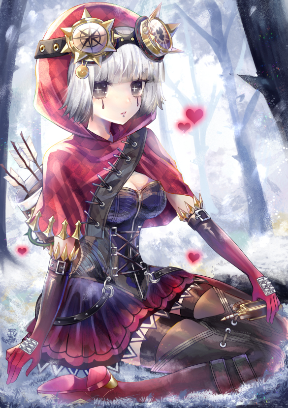 This is a pixiv picture whose title is 赤ずきん技師ちゃん.