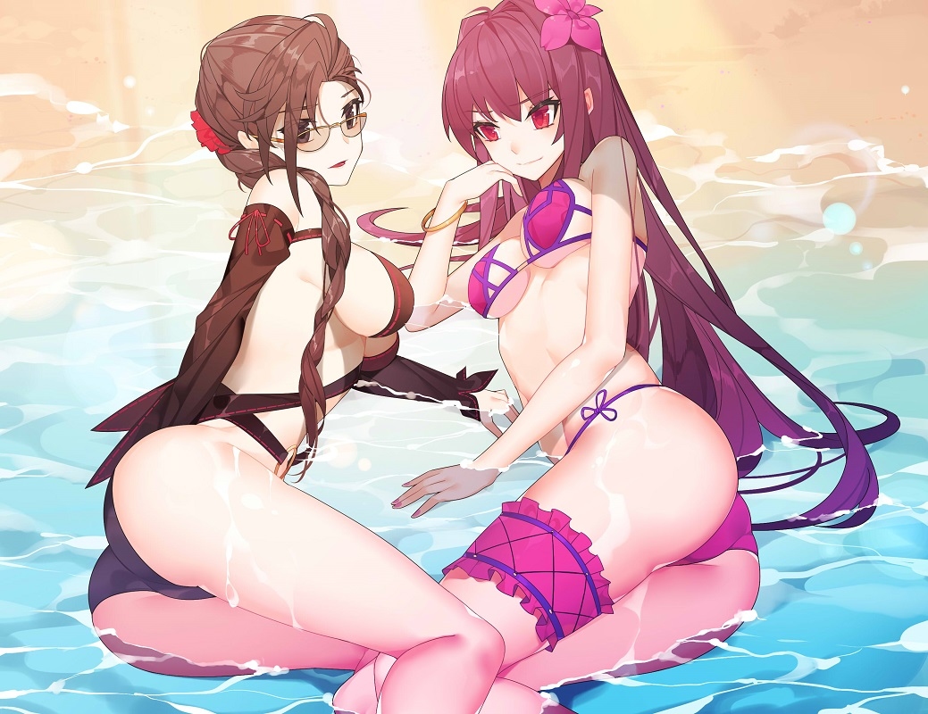 This is a pixiv picture whose title is 水着 (≡ω≡．).