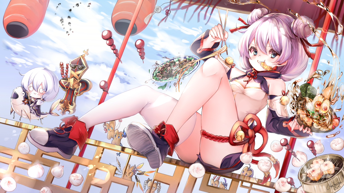 This is a pixiv picture whose title is Honkaipotluckparty.