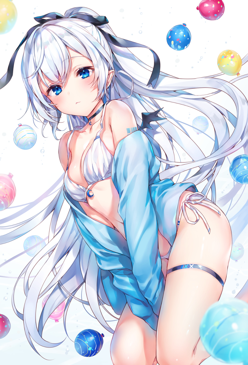 This is a pixiv picture whose title is Aqua.