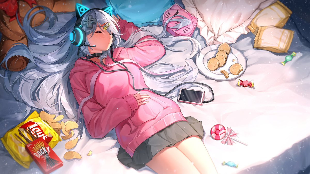This is a pixiv picture whose title is Zzzz.......