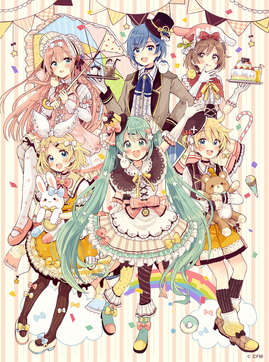 This is a pixiv picture whose title is 初音ミク12th anniversary!!.