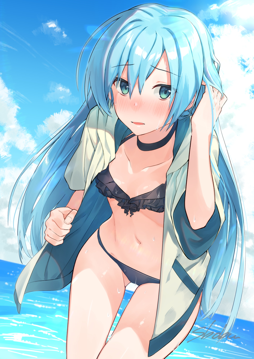 This is a pixiv picture whose title is 夏.