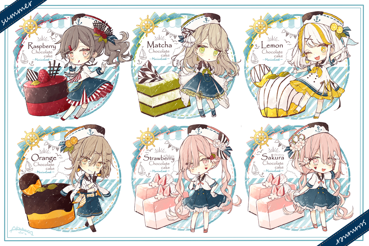 This is a pixiv picture whose title is マリンルック.
