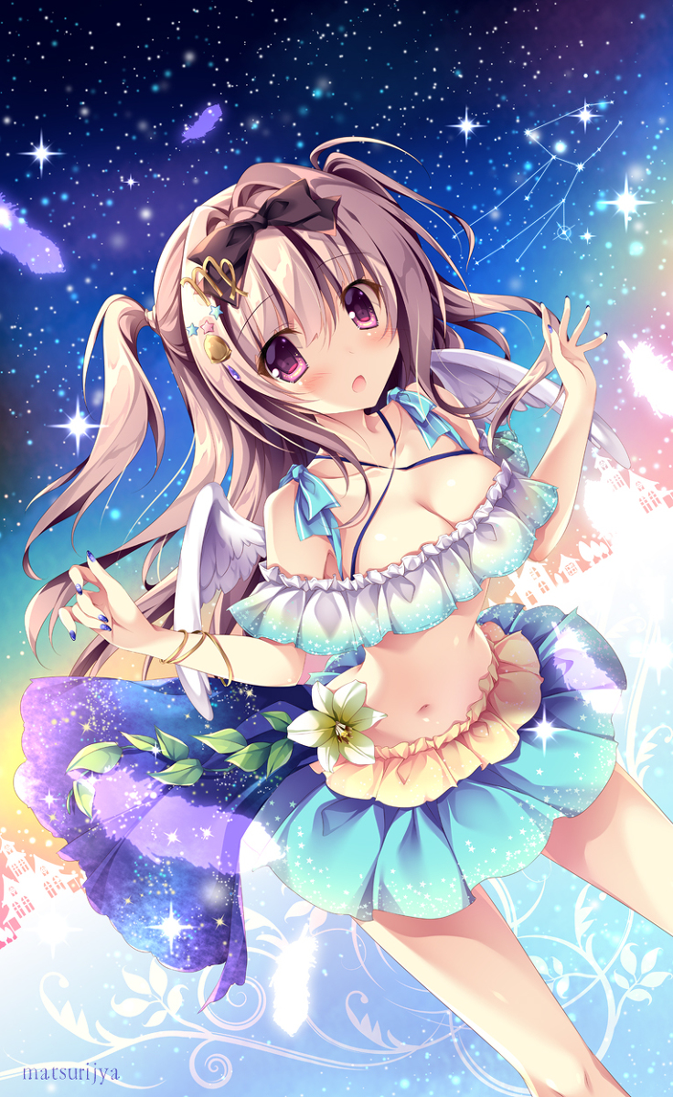 This is a pixiv picture whose title is 乙女座ドレス.