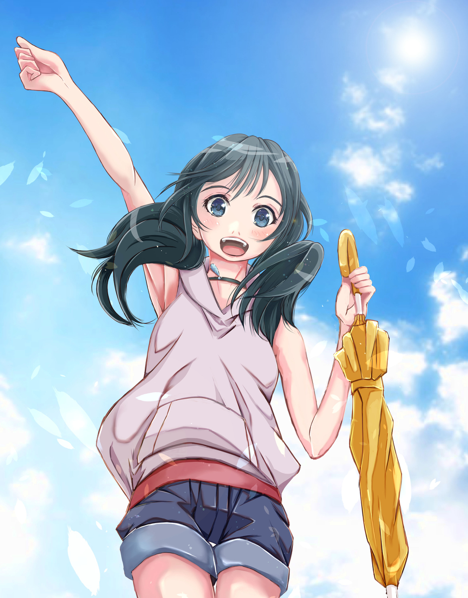 This is a pixiv picture whose title is 天気の子.