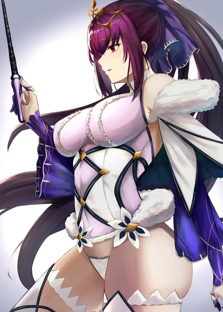 This is a pixiv picture whose title is スカサハスカディ.
