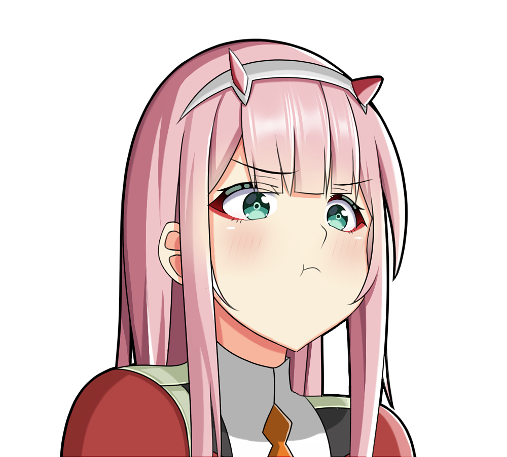 This is a pixiv picture whose title is Pouting Meme.