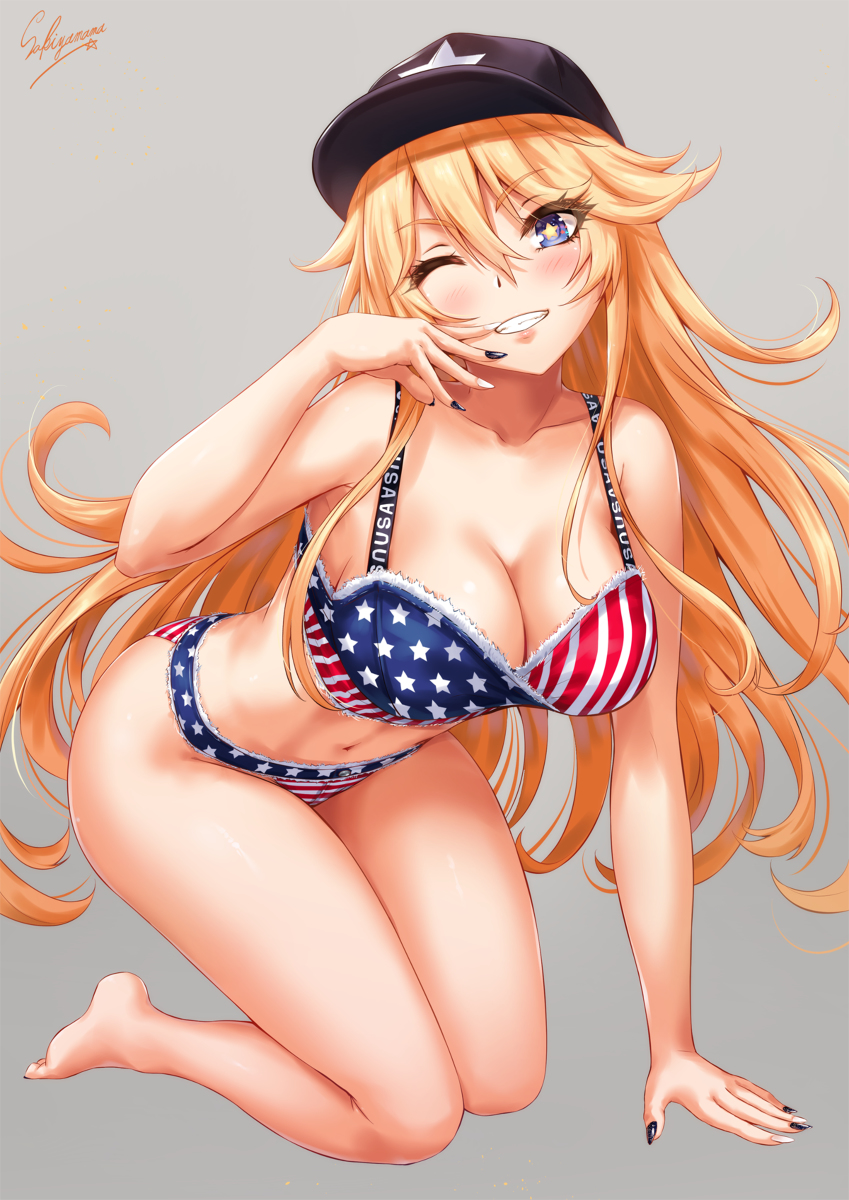 This is a pixiv picture whose title is アメリカンランジェリーアイオワ.