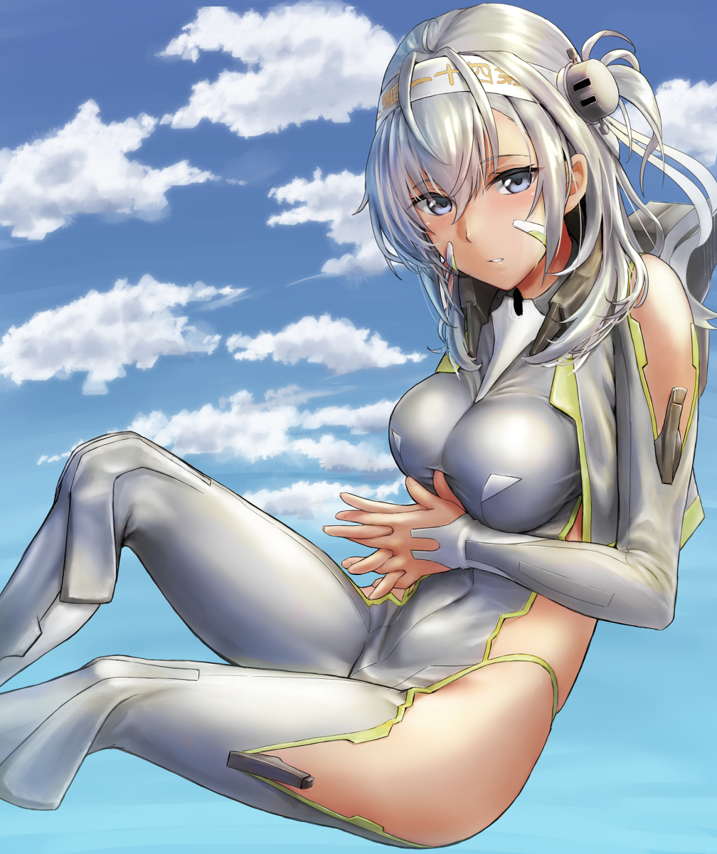 This is a pixiv picture whose title is 涼月.