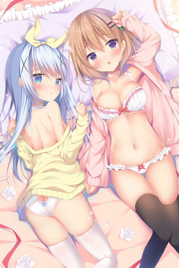 This is a pixiv picture whose title is ココチノ添い寝❤.