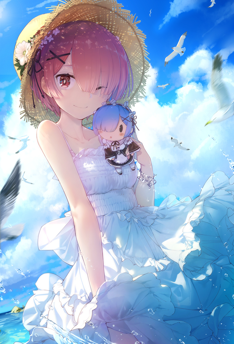 This is a pixiv picture whose title is ラム◇.