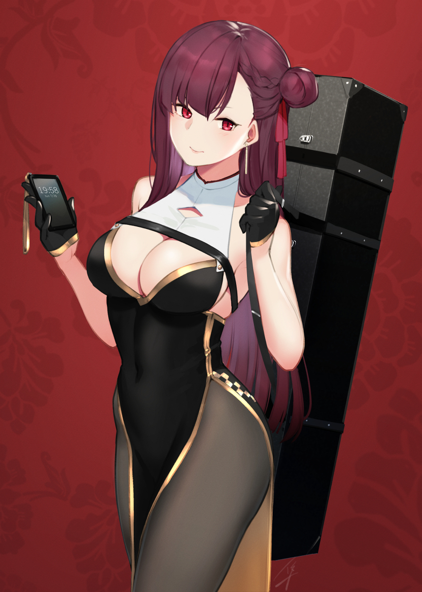 This is a pixiv picture whose title is WA2000.